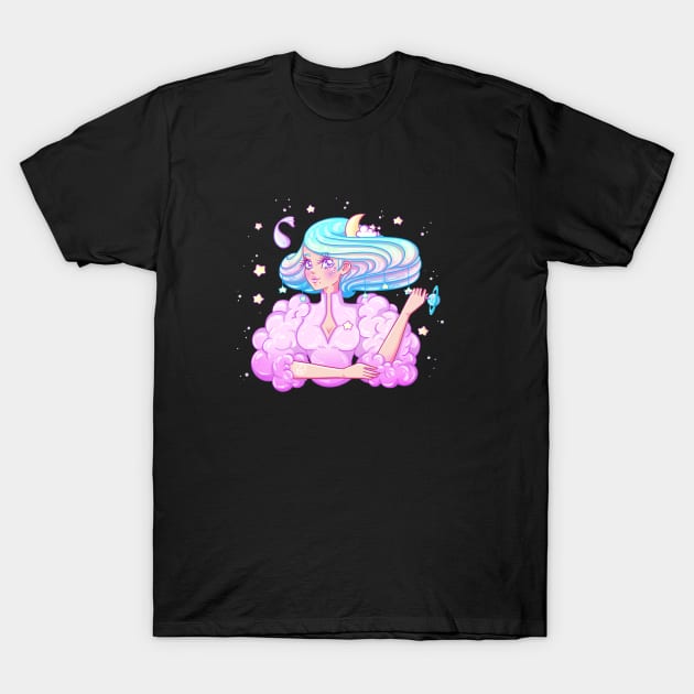 Cloud girl T-Shirt by piumeli